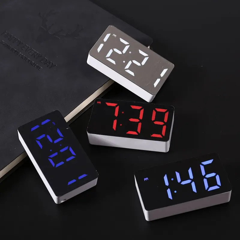 Electronics Gadgets Wholesale - Reloj electrónico LED, despertador con espejo,
