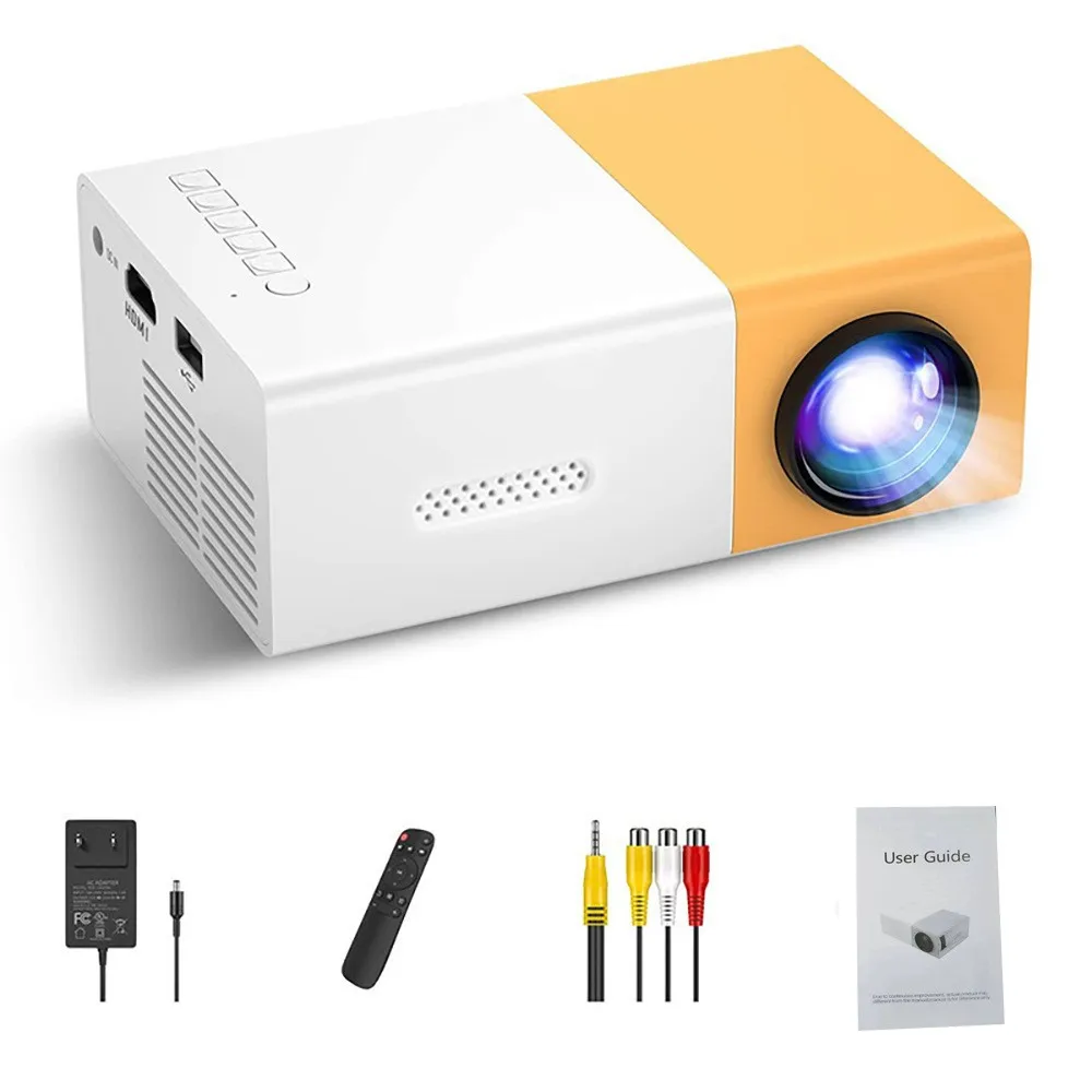 Mini Projector Portable - Proyector de TV Portátil de 110V-220V,