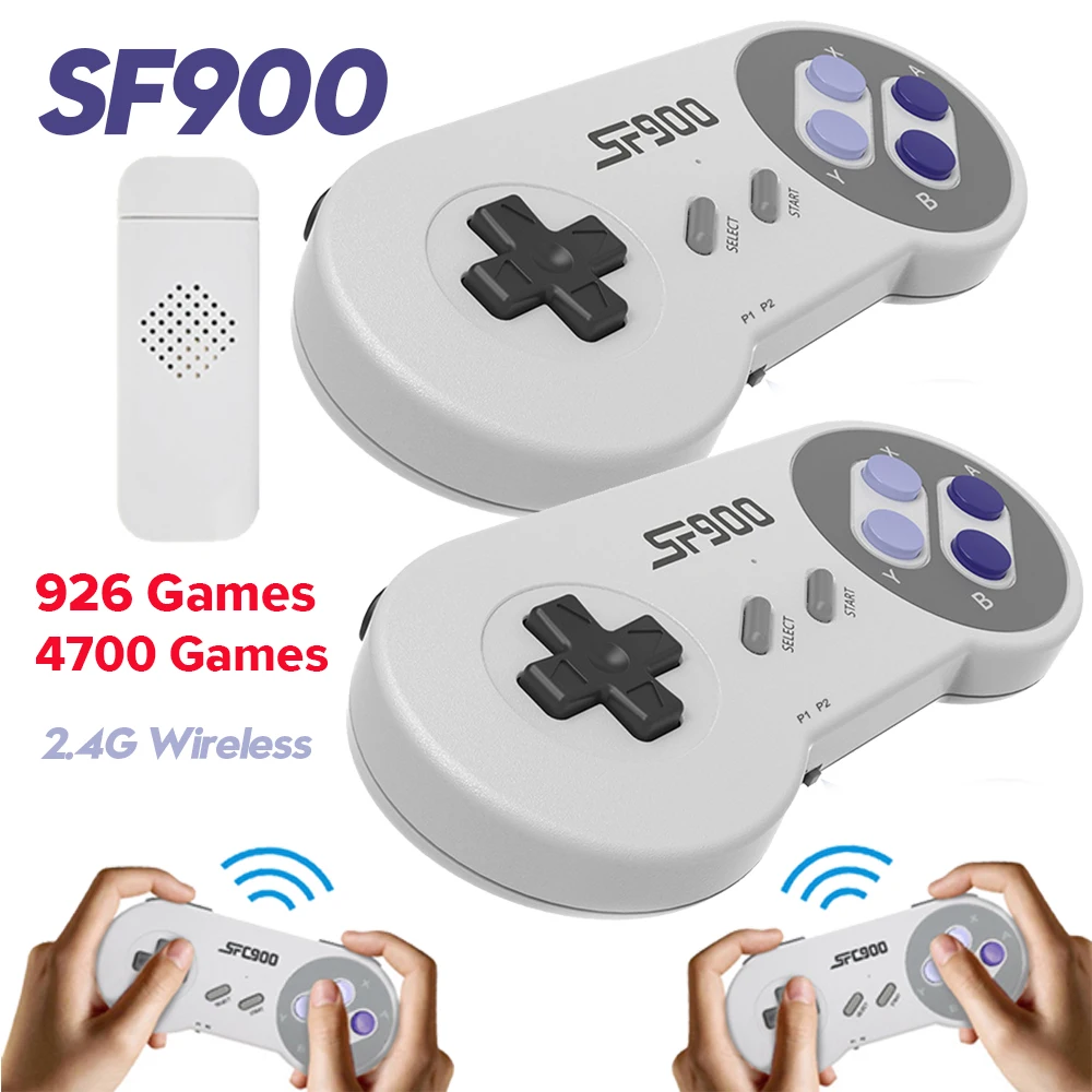 Retro Game Controller Usb - Consola de Videojuegos Retro SF900 HD