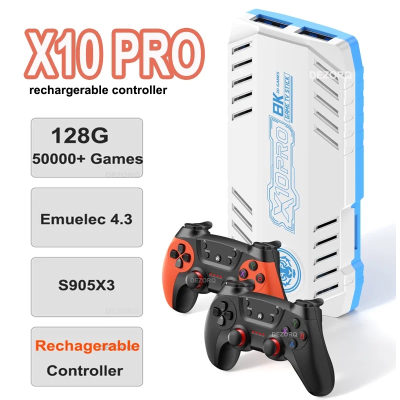 Retro Game Controller Usb - Consola de Videojuegos HD 4K X10
