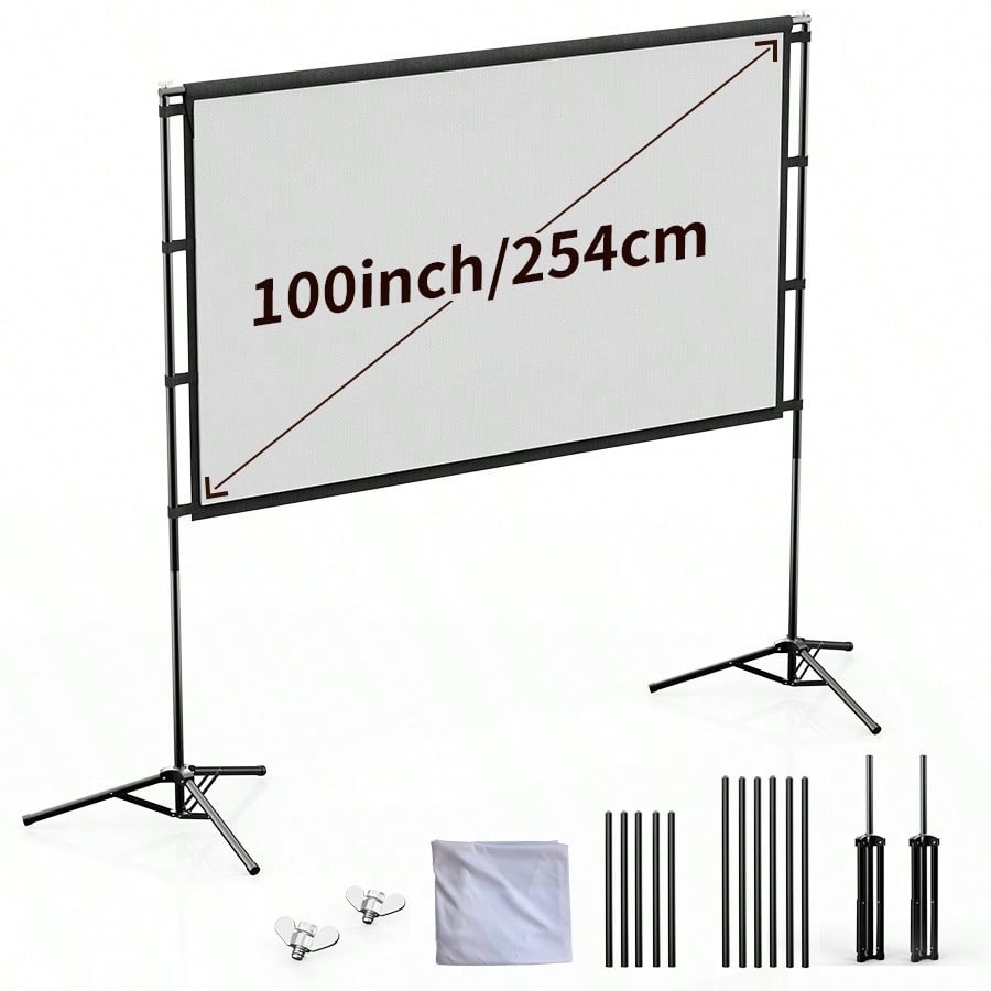 Mini Projector Portable - Pantalla de proyección XBJ de 100
