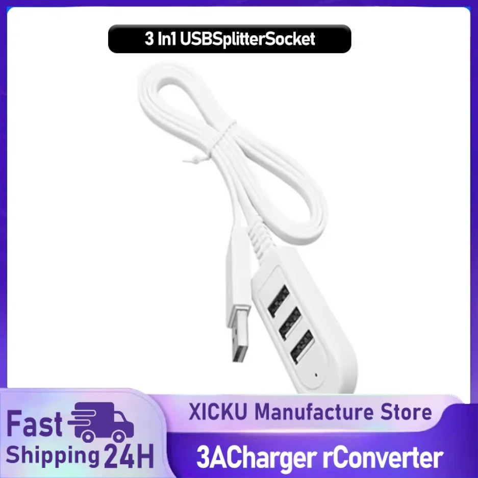 Electronics Gadgets Wholesale - Divisor USB 3 en 1, convertidor