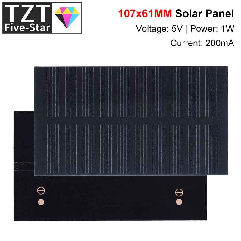 Electronics New Gadgets - Panel Solar electrónico inteligente, 1W, 5V,