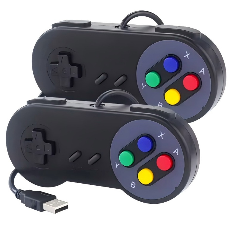 2 Controles USB Retro para Jue - Retro Game Controller Usb reseña y precio