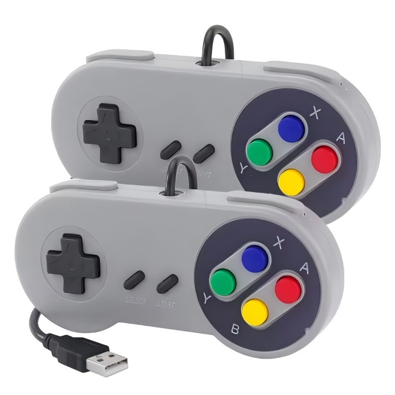 2 Controles USB Retro para Jue - Retro Game Controller Usb reseña y precio