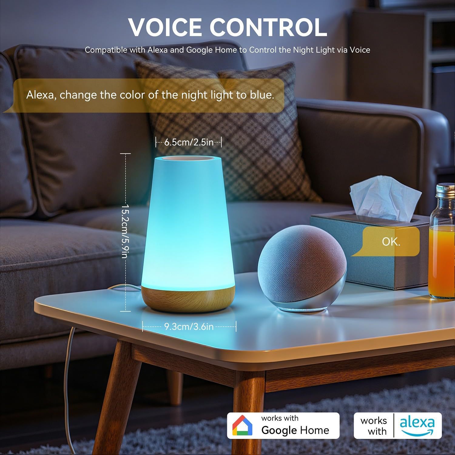 Lámpara de Mesa Inteligente Wi - Rgb Desk Lamp Smart reseña y precio