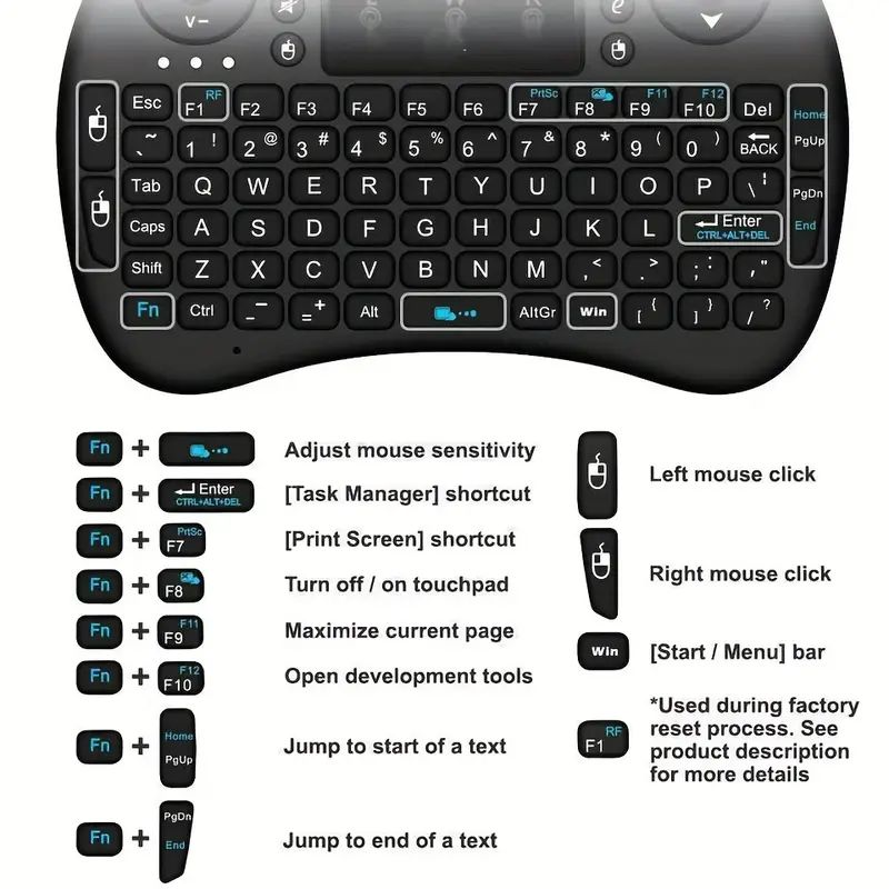 Mini teclado Bluetooth en ingl - Mini Projector Portable reseña y precio