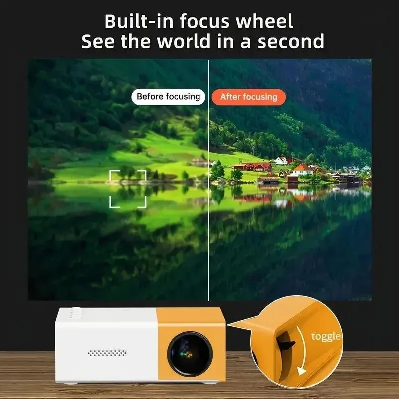 Proyector de TV Portátil de 11 - Mini Projector Portable reseña y precio