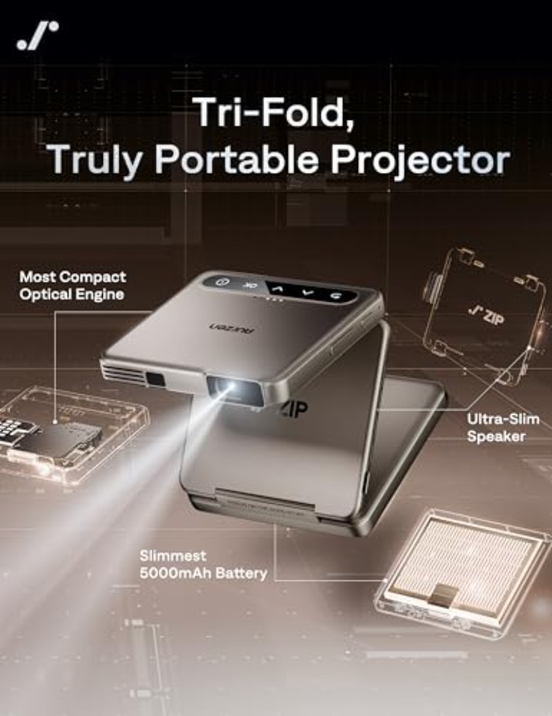 Proyector Portátil Plegable de - Mini Projector Portable reseña y precio