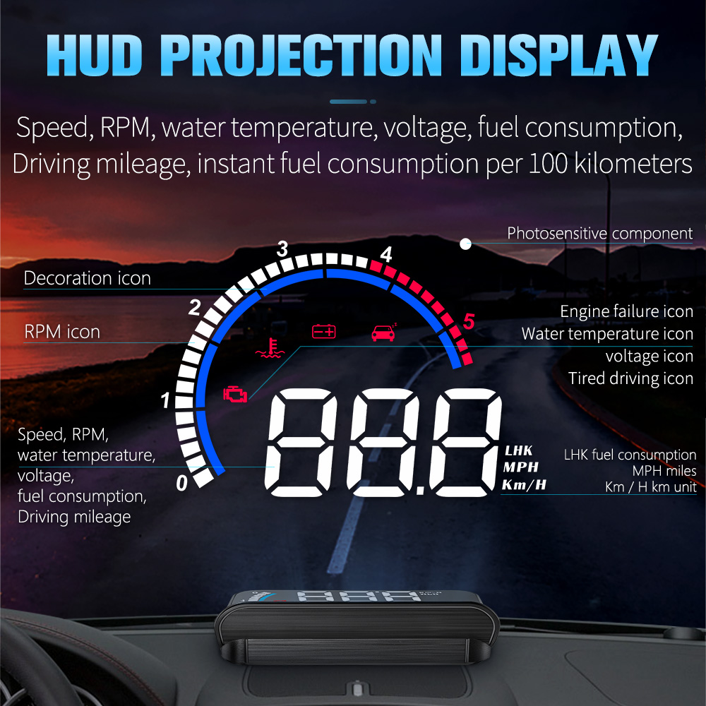 Proyector de velocidad OBD par - Mini Projector Portable reseña y precio