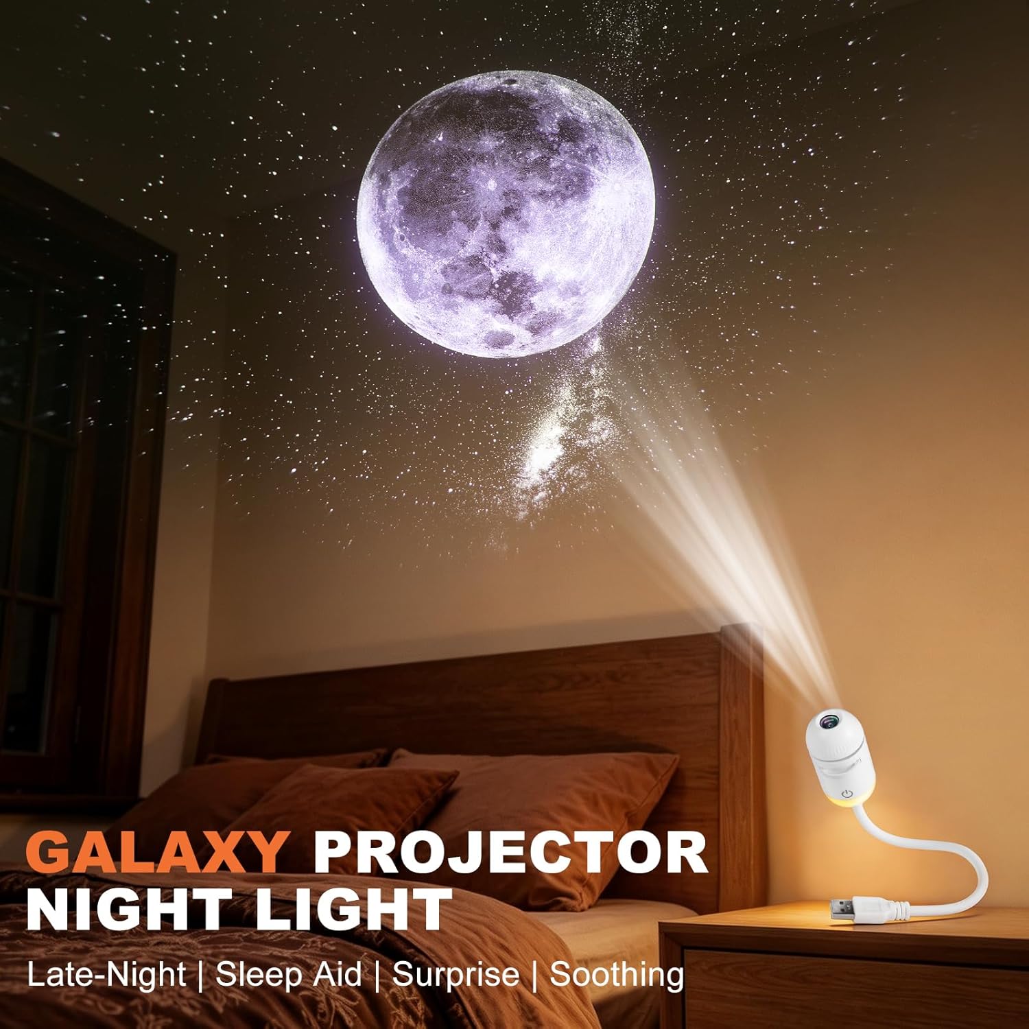 Proyector de Galaxias 2 en 1,  - Mini Projector Portable reseña y precio
